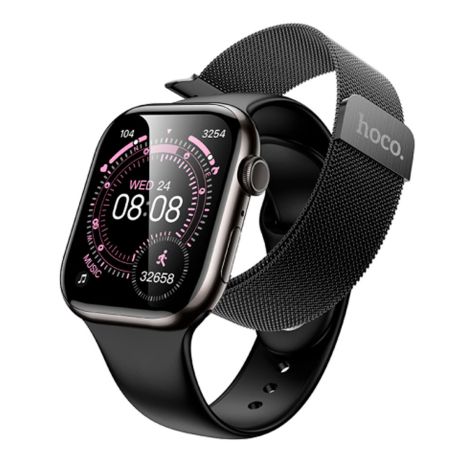 Смарт Годинник Hoco Y42 call version Milan Loop Чорний