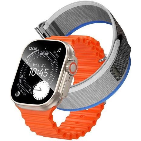 Смарт Часы Hoco Y42 Ultra call version Neilon Золотой