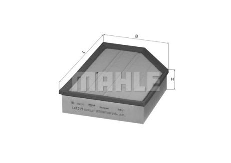 Фильтр воздушный VOLVO XC90, MAHLE / KNECHT (LX1219)