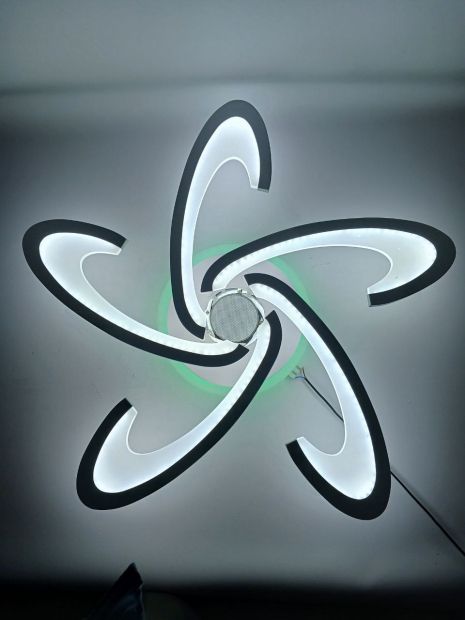 Люстра потолочная светодиодная с музыкальной колонкой и RGB подсветкой для гостиной и спальни VALESO YZD1274 Люстра потолочная светодиодная с музыкальной колонкой и RGB подсветкой для гостиной и спальни VALESO YZD1274