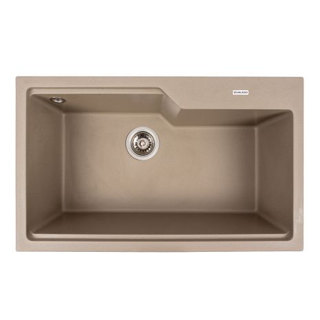 Кухонная мойка гранитная матовая 7545 NIKA VALESO Титан Кухонная мойка гранитная матовая 7545 NIKA VALESO Титан