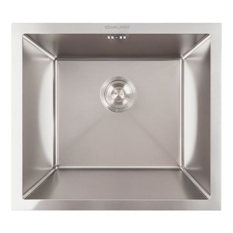 Кухонна мийка 48*43 нержавійка VALESO Handmade (монтаж під стільницю, 3.0/0.8)
