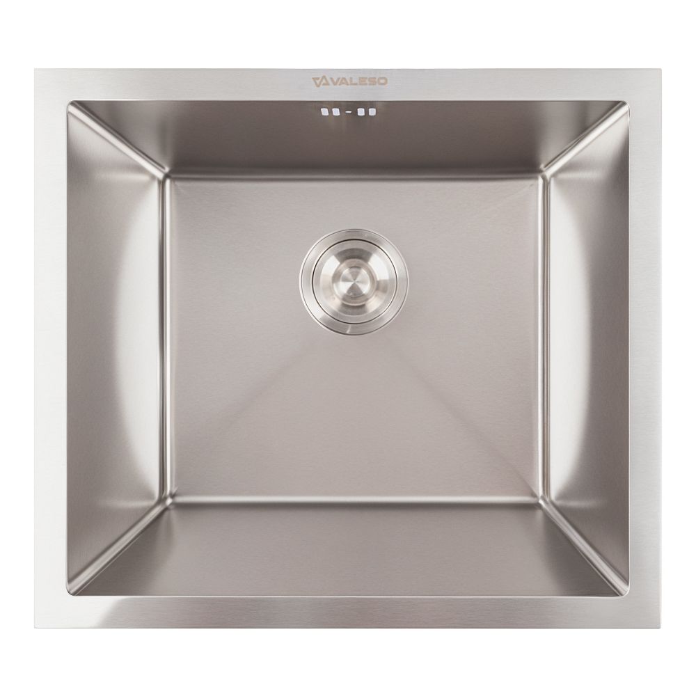 Кухонна мийка 48*43 нержавійка VALESO Handmade (монтаж під стільницю, 3.0/0.8) Кухонна мийка 48*43 нержавійка VALESO Handmade (монтаж під стільницю, 3.0/0.8)