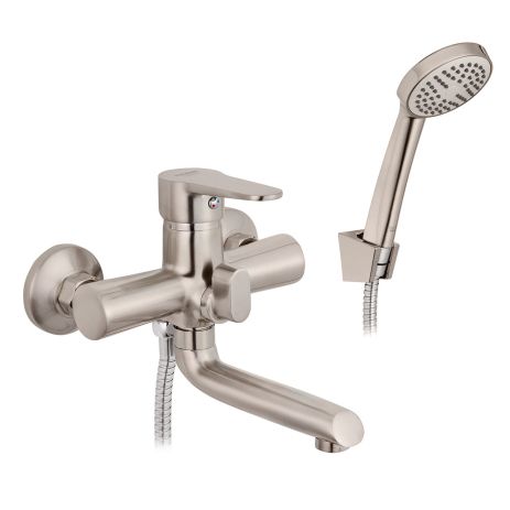 Ванний змішувач Kroner KRM Elbe — N060 (для сучасних інтер'єрів)