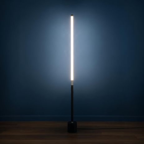 Торшер светодиодный в стиле модерн VALESO 2003 BK черный