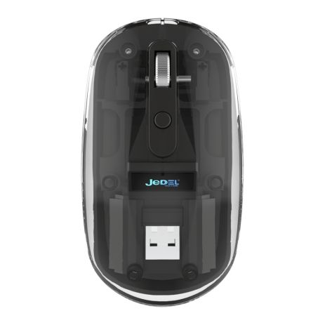 Беспроводная мышь Jedel WD131P transparent-black