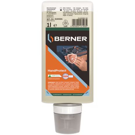 Крем захисний для рук Рідкі Рукавиці Berner 1 л