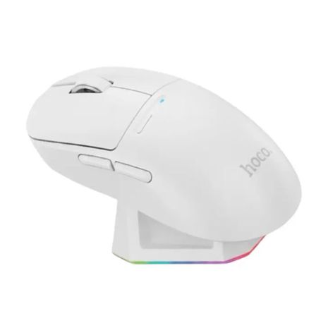 Бездротова миша Hoco DI89 в комплекті із зарядною док-станцією white Бездротова миша Hoco DI89 в комплекті із зарядною док-станцією white