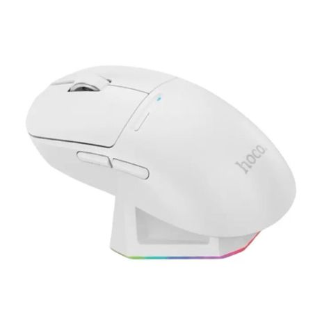 Бездротова миша Hoco DI89 в комплекті із зарядною док-станцією white Бездротова миша Hoco DI89 в комплекті із зарядною док-станцією white