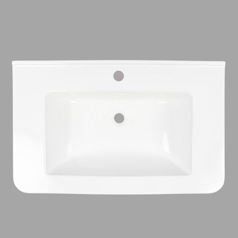 Умивальник врізний (меблевий) 800*500*150 VALESO 8035-80 (фаянс, без донного клапана)