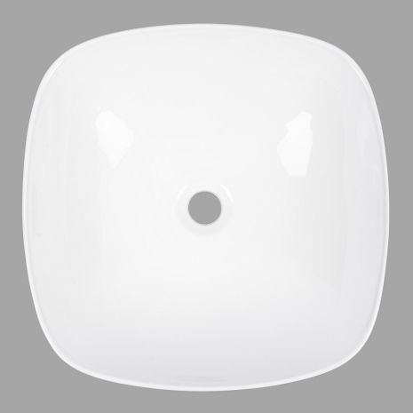 Умивальник накладний 400*400*145 VALESO A500C (фаянс, без донного клапана)