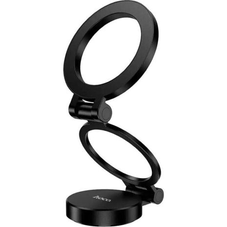 Автодержатель Hoco H98 магнитный со складным кольцом black