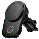 Автодержатель Hoco HW36 магнитный с беспроводной зарядкой 15W black