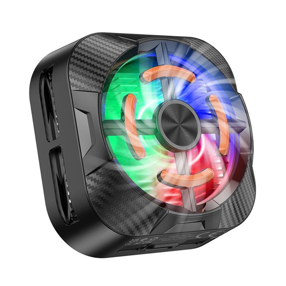 Куллер для телефона BOROFONE Travel magnetic phone radiator BG15 |LED| black Куллер для телефона BOROFONE Travel magnetic phone radiator BG15 |LED| black