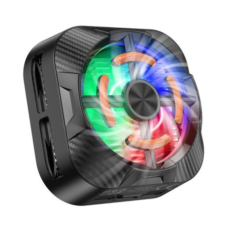 Кулери для телефону BOROFONE Travel magnetic phone radiator BG15 |LED| black