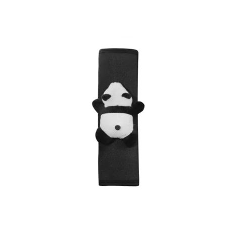 Накладка-чехол на ремень безопасности "Панда" (230*80mm) 1шт. Black-white