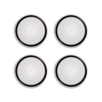 Накладки силіконові на аналогові стики для джойстика Xbox/PS4/PS5 зі світлонакопичувачем 4шт. (LHT01) White-black