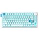 Клавиатура Onikuma Tri Mode Mechanical RGB gaming keyboard 81 Keys MT706 |2.4G/BT/Type-C, ENG Layouts| white
