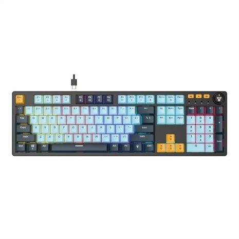 Клавиатура Игровая Fantech ATOM107S MK893S MIZU Blue Switch Blue