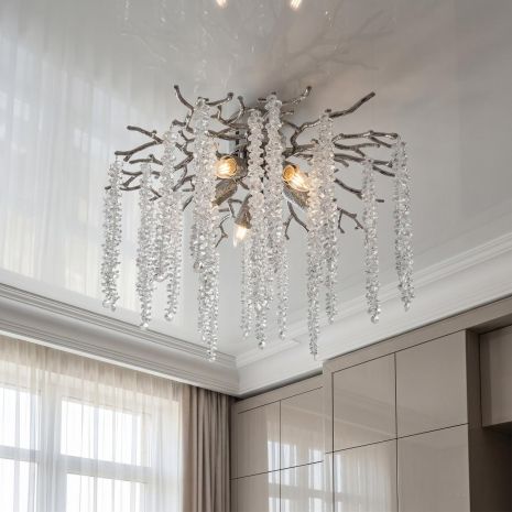 Светильник форма ветка Diasha цоколь E14 ламп 5 шт цвет Хром P8070/D500HR