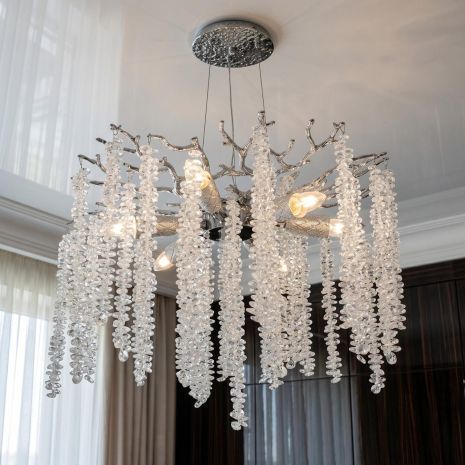 Люстра над островом Diasha цоколь ламп 6 шт колір Хром P8078/D500HR