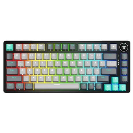 Клавіатура Бездротова ігрова Fantech ATOM PRO83 MK913 MERCURY Blue Switch Чорний