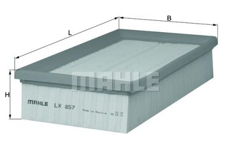 Фільтр повітряний FORD TRANSIT, MAHLE / KNECHT (LX857)