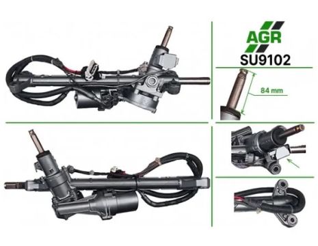 Рульова рейка з ЕПК, нова, SUBARU LEGACY 2009-, OUTBACK 2009-, AGR (SU9102)