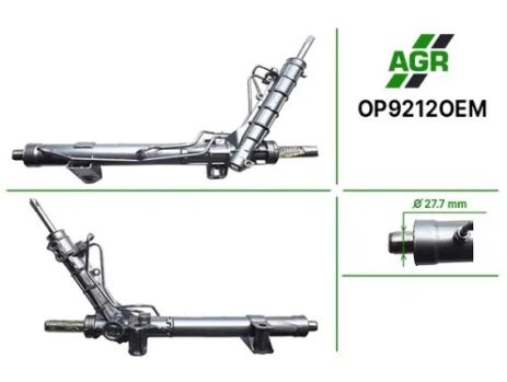 Рулевая рейка с ГУР, новая, оригинальная, NISSAN Primastar 2002-, OPEL Vivaro 2001-, RENAULT…, AGR (OP9212OEM)
