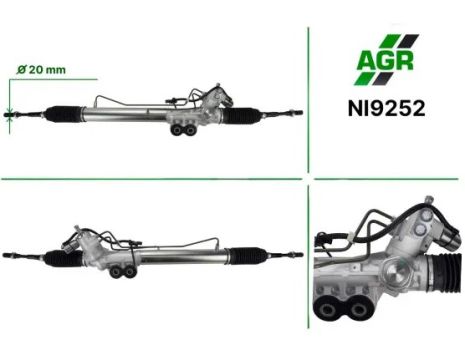 Рульова рейка з ГПК, нова, NISSAN Patrol Y62 12-н.в., AGR (NI9252)