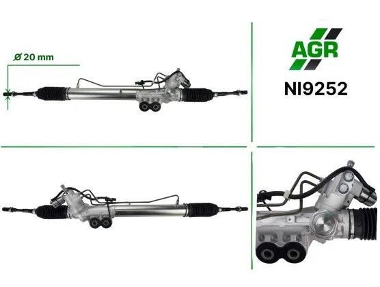 Рулевая рейка с ГУР, новая, NISSAN Patrol Y62 12-н.в., AGR (NI9252) Рулевая рейка с ГУР, новая, NISSAN Patrol Y62 12-н.в., AGR (NI9252)