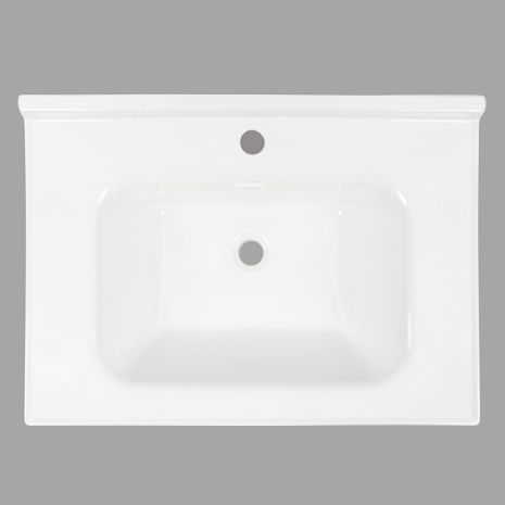 Умывальник врезной (мебельный) 700*500*110 VALESO 1170-70 (фаянс, без донного клапана)