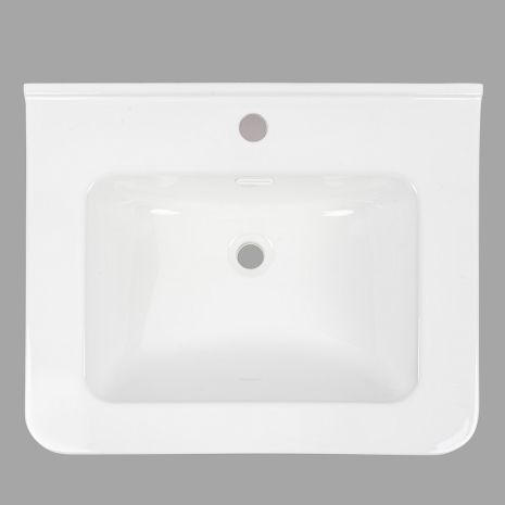 Умывальник врезной (мебельный) 640*500*150 VALESO 8035-60 (фаянс, без донного клапана)