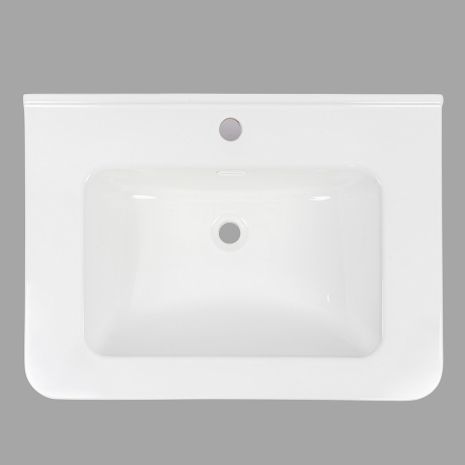 Умывальник врезной (мебельный) 710*500*150 VALESO 8035-70 (фаянс, без донного клапана)