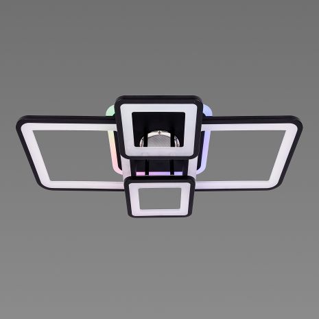 Люстра потолочная светодиодная с музыкальной колонкой и RGB подсветкой для гостиной и спальни VALESO YZD1269 Ч Люстра потолочная светодиодная с музыкальной колонкой и RGB подсветкой для гостиной и спальни VALESO YZD1269 Ч