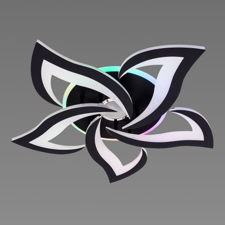 Люстра потолочная светодиодная с музыкальной колонкой и RGB подсветкой для гостиной и спальни VALESO YZD1273