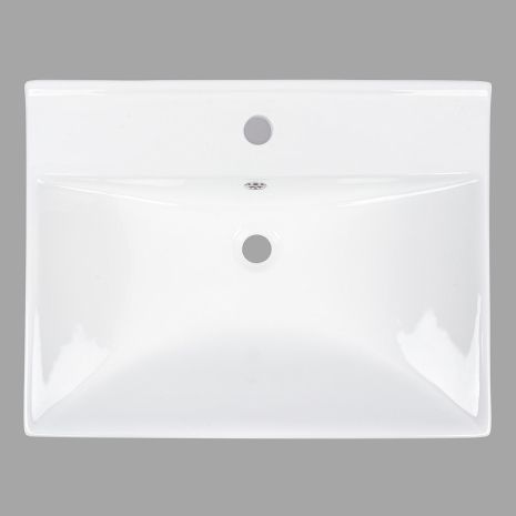 Умывальник накладной 600*460*185 VALESO A176 (фаянс, без донного клапана)