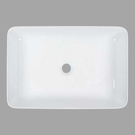 Умывальник накладной 500*355*110 VALESO A442B (фаянс, без донного клапана)