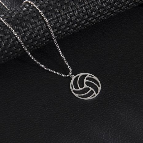 Кулон волейбольный мяч подвеска для любителей волейбола в виде волейбольного мяча