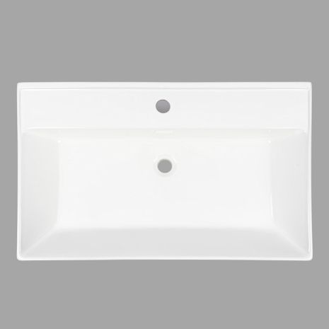 Умывальник врезной (мебельный) 800*500*180 VALESO 8038-80 (фаянс, без донного клапана)