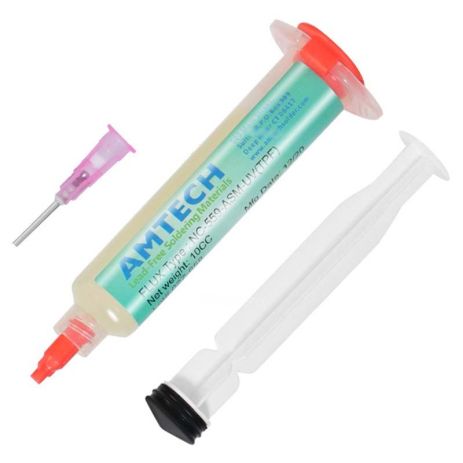 Флюс-паста AMTECH NC-559-ASM-UV (TPF) безвідмивальна, з дозатором, 10CC, Original