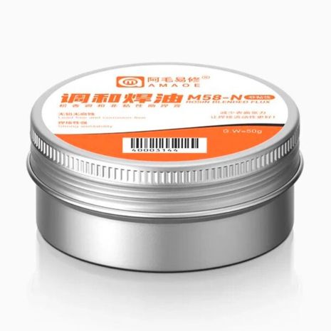 Флюс-паста Amaoe M58-N / на основе канифоли высокой очистки 50 гр.