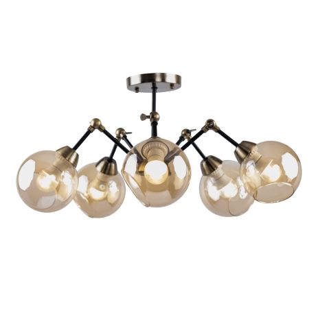 Люстра потолочная Sirius Л 7692/5 на 5 плафонов