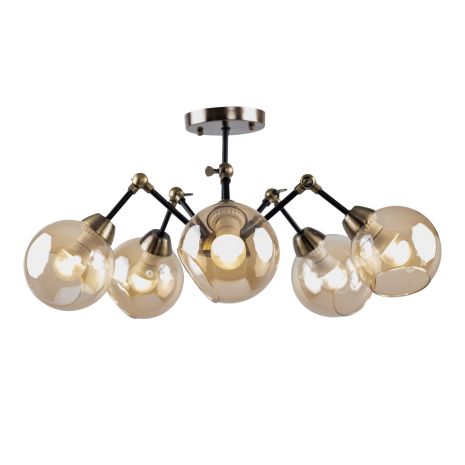 Люстра потолочная Sirius Л 7692/5 на 5 плафонов