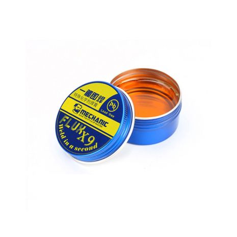 Флюс на основе канифоли Mechanic X9 20 гр, высокоактивный, безотмывочный, янтарный