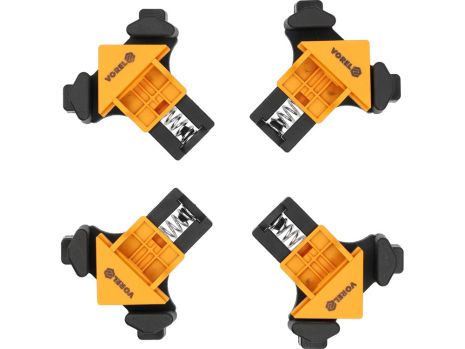 Струбцины угловые (90°) пружинные. Vorel 38540