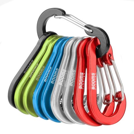 Карабін CA016B алюмінієвий комплект 10шт. (50мм) Multicolor