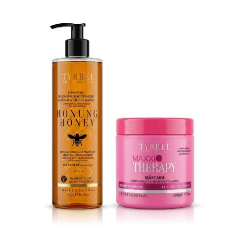 Набор Tyrrel Maxxi Therapy шампунь и SOS-реконструктор для восстановления волос 2х100 мл
