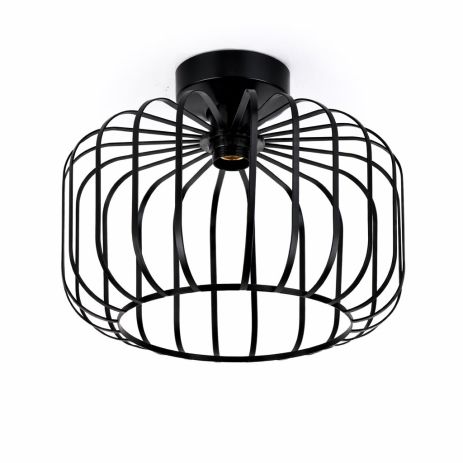 Стельова люстра VALESO CD051-1, 1 плафон, метал, чорний, E27, 60W