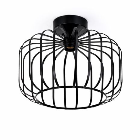 Стельова люстра VALESO CD051-1, 1 плафон, метал, чорний, E27, 60W